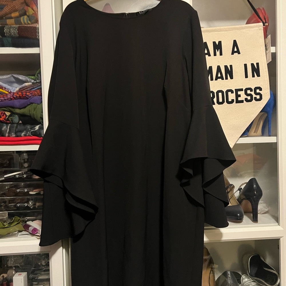 Eloquii Flare Sleeve Dress
